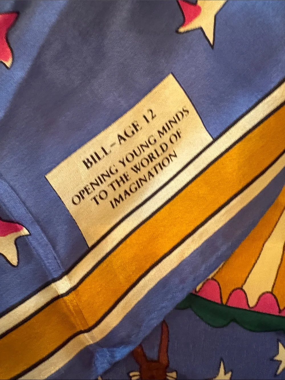 Vintage Save the Children silk scarf